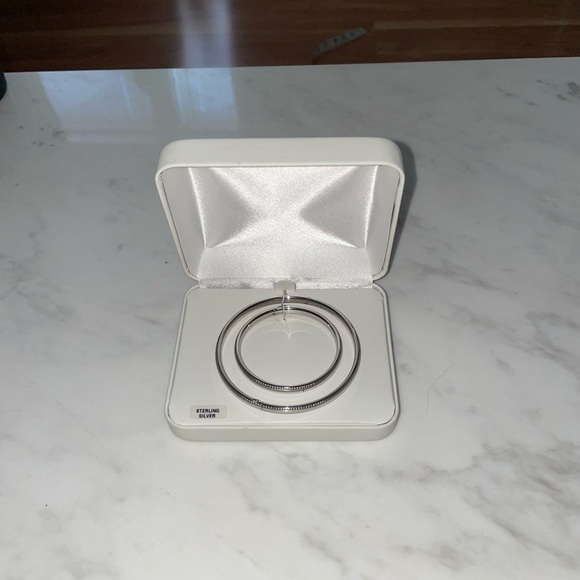 Mignonette $229 New In Box Sterling Silver Mother & Daughter Bracelet Set - Picture 2 of 14